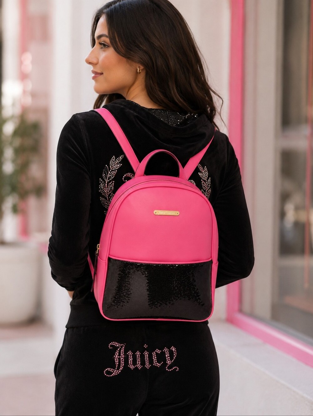 JUICY COUTURE SEQUENED BACKPACK